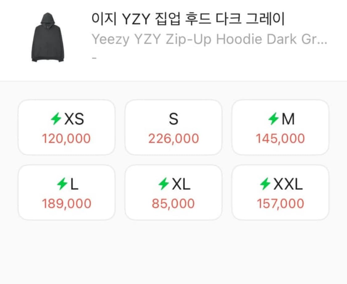 이지갭후드집업 s 상품이미지2