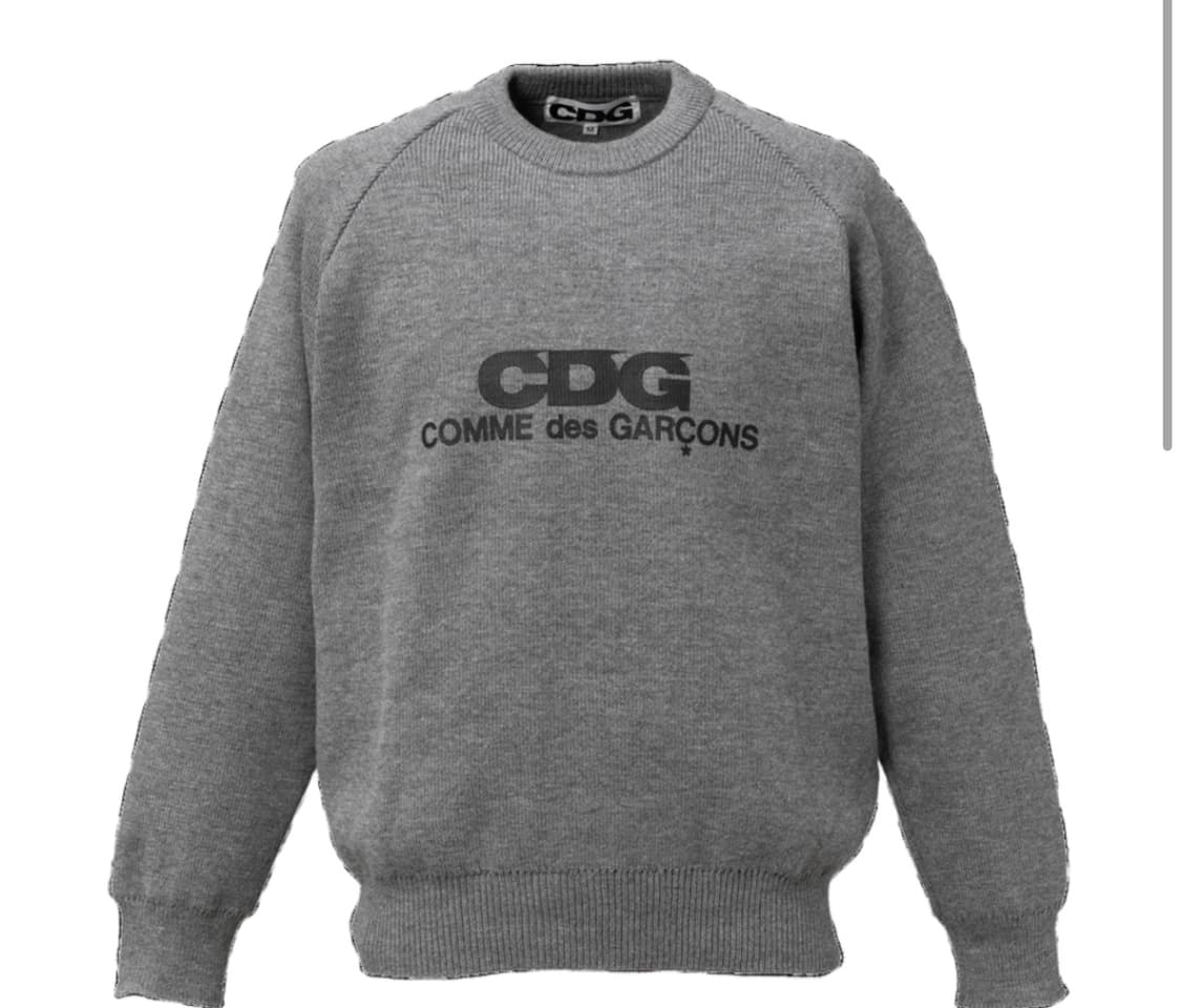 꼼데가르송 cdg 니트 그레이 m 상품이미지1