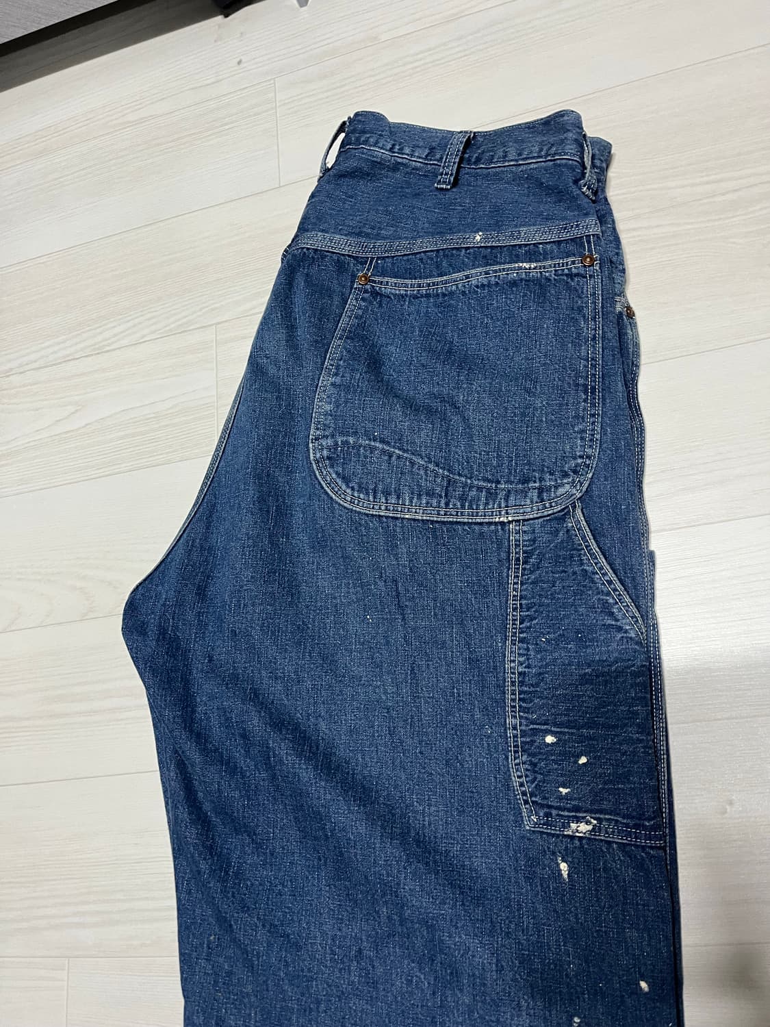 오어슬로우 데님 카펜터 페인팅 팬츠 판매합니다. 상품이미지4