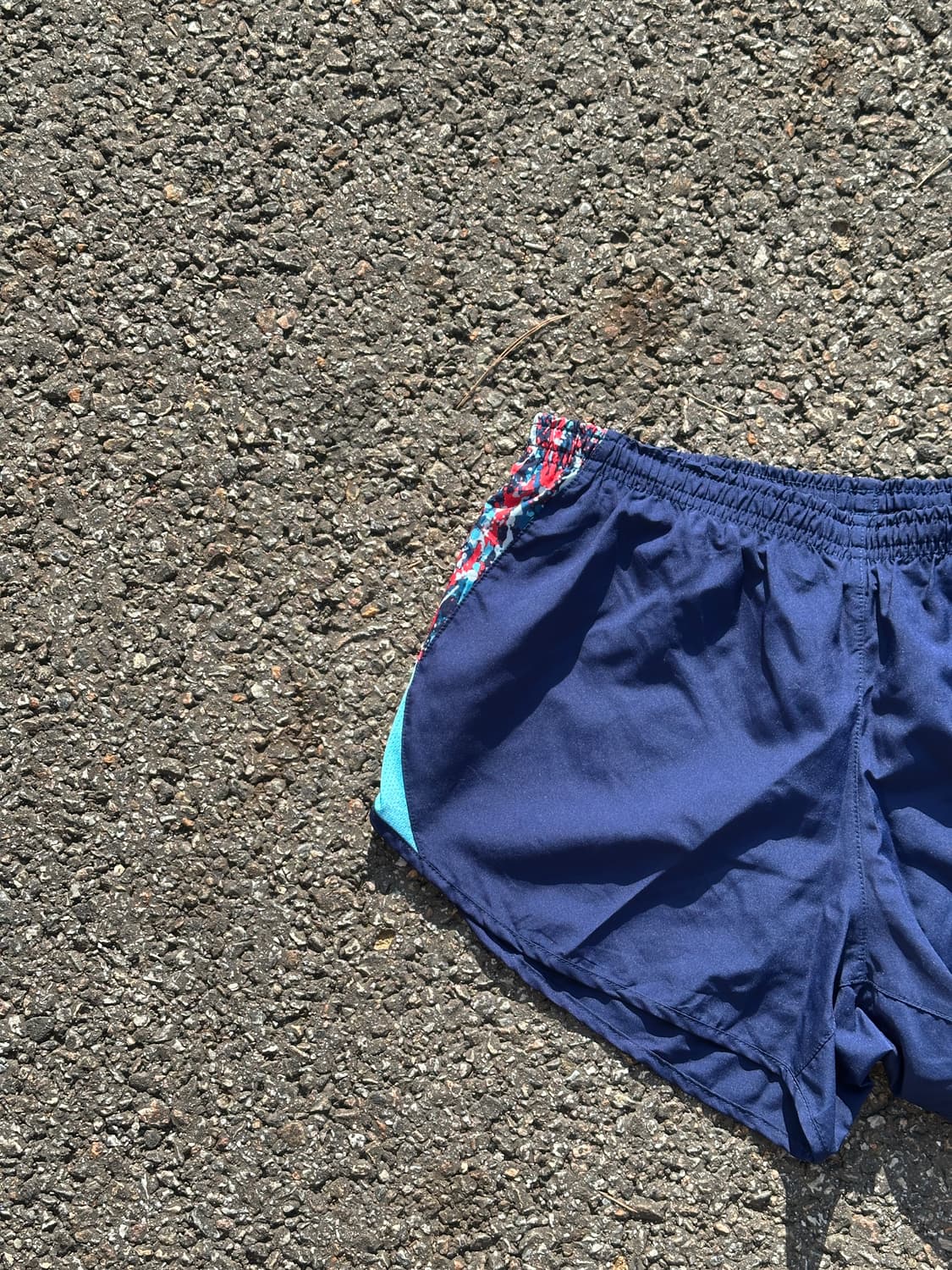 [S] 나이키 여성 네이비 사이드 멀티 러닝 쇼츠 반바지 상품이미지3
