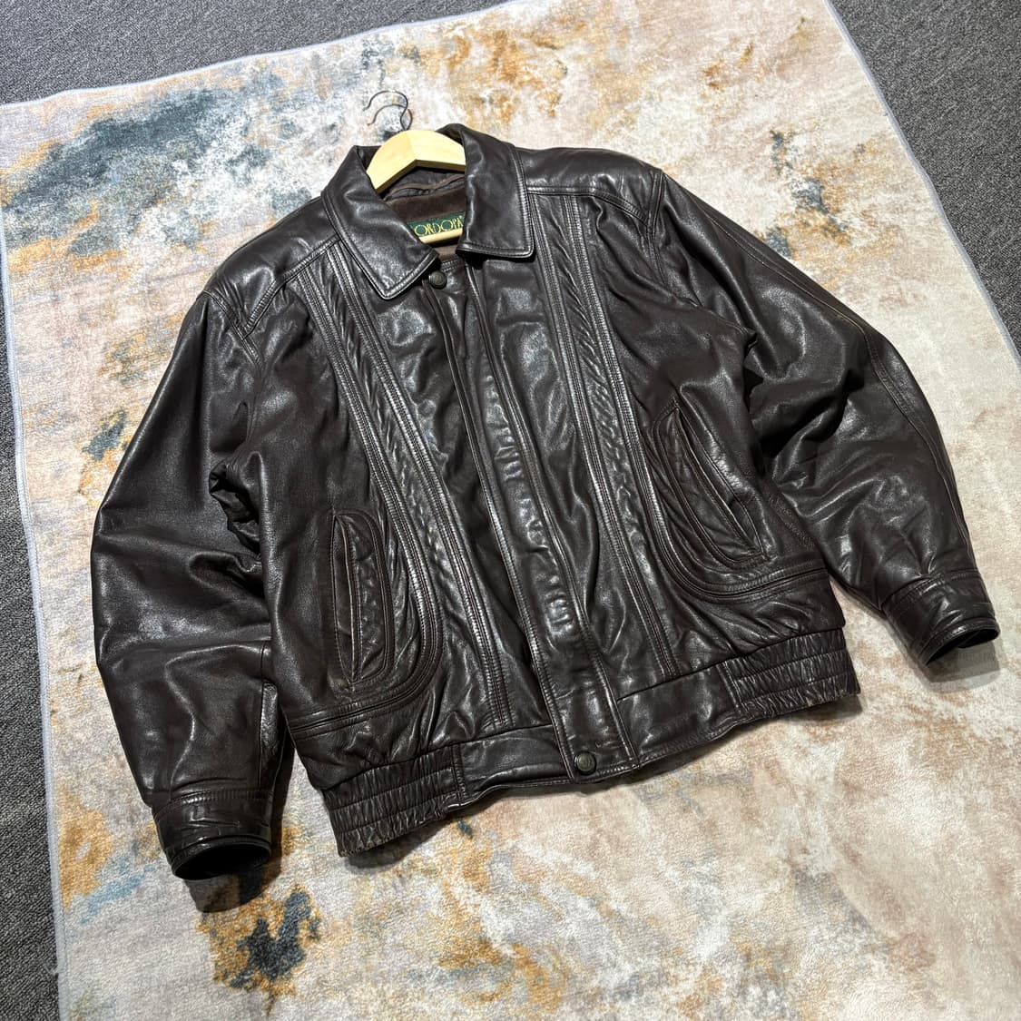 SORDOPA 빈티지 양가죽 봄버자켓 상품이미지1