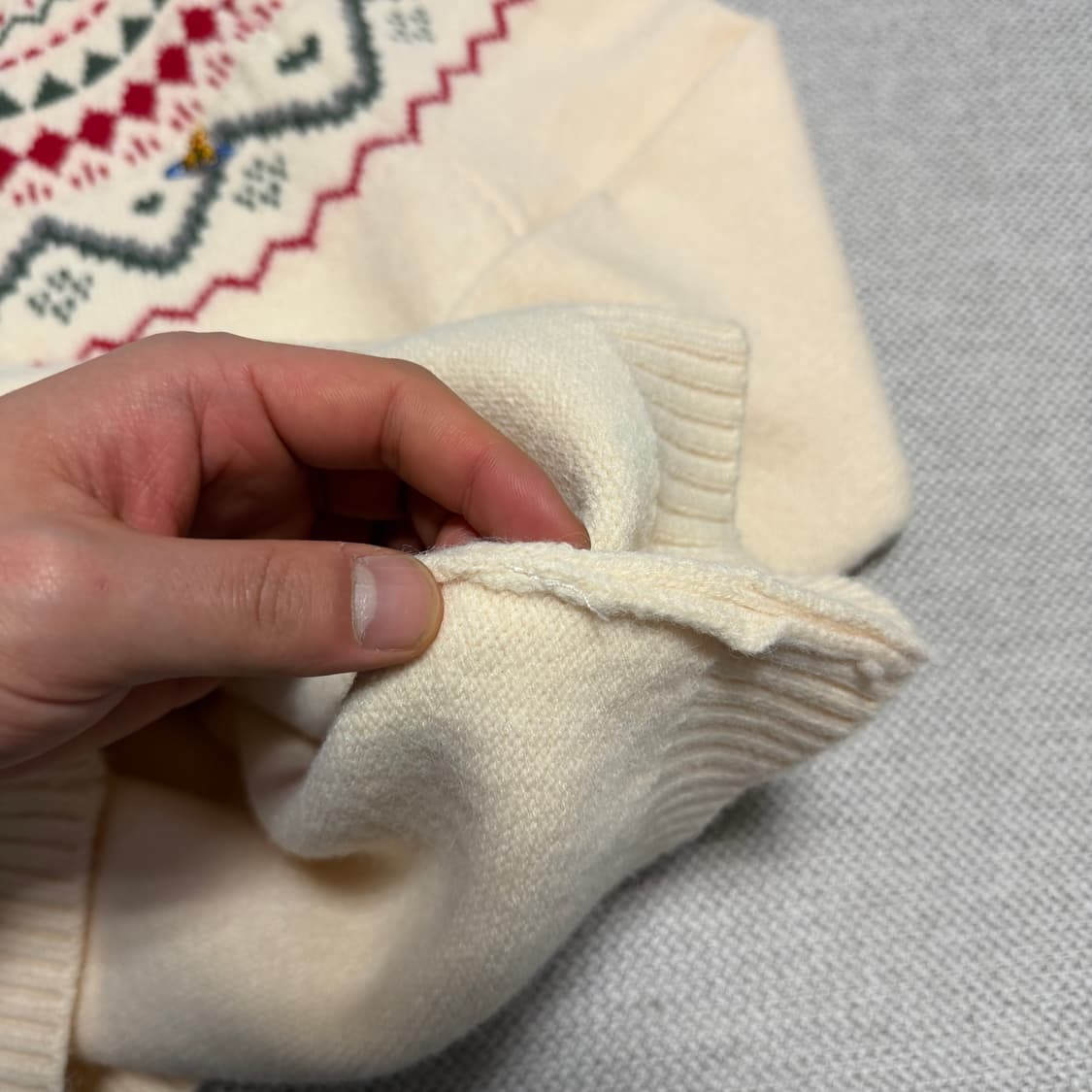 비비안웨스트우드 노르딕 패턴 가디건 상품이미지3