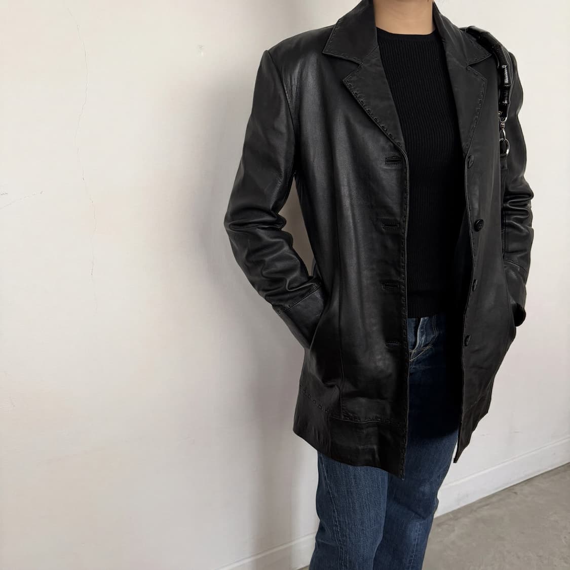 레더자켓 Leather Jacket (Lambskin) / OS 상품이미지10