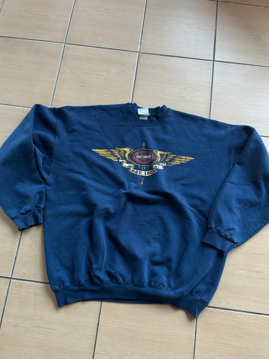빈티지 할리데이비슨 스웻셔츠 XXL 상품이미지3