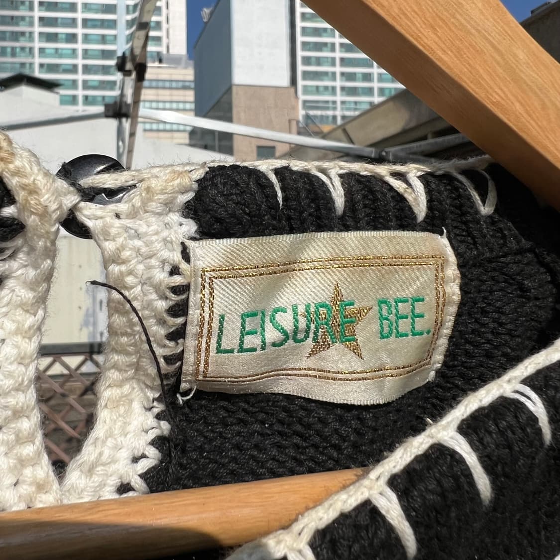 빈티지 트럼프 카드 코튼 니트 원피스 상품이미지8