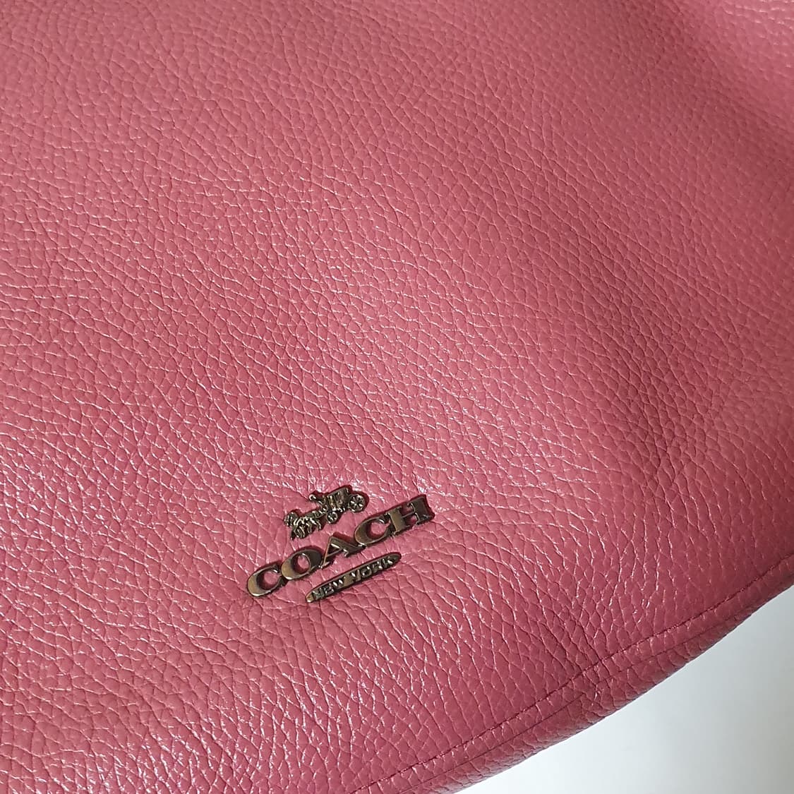 코치 레더 숄더백 크로스백 핑크 상품이미지2