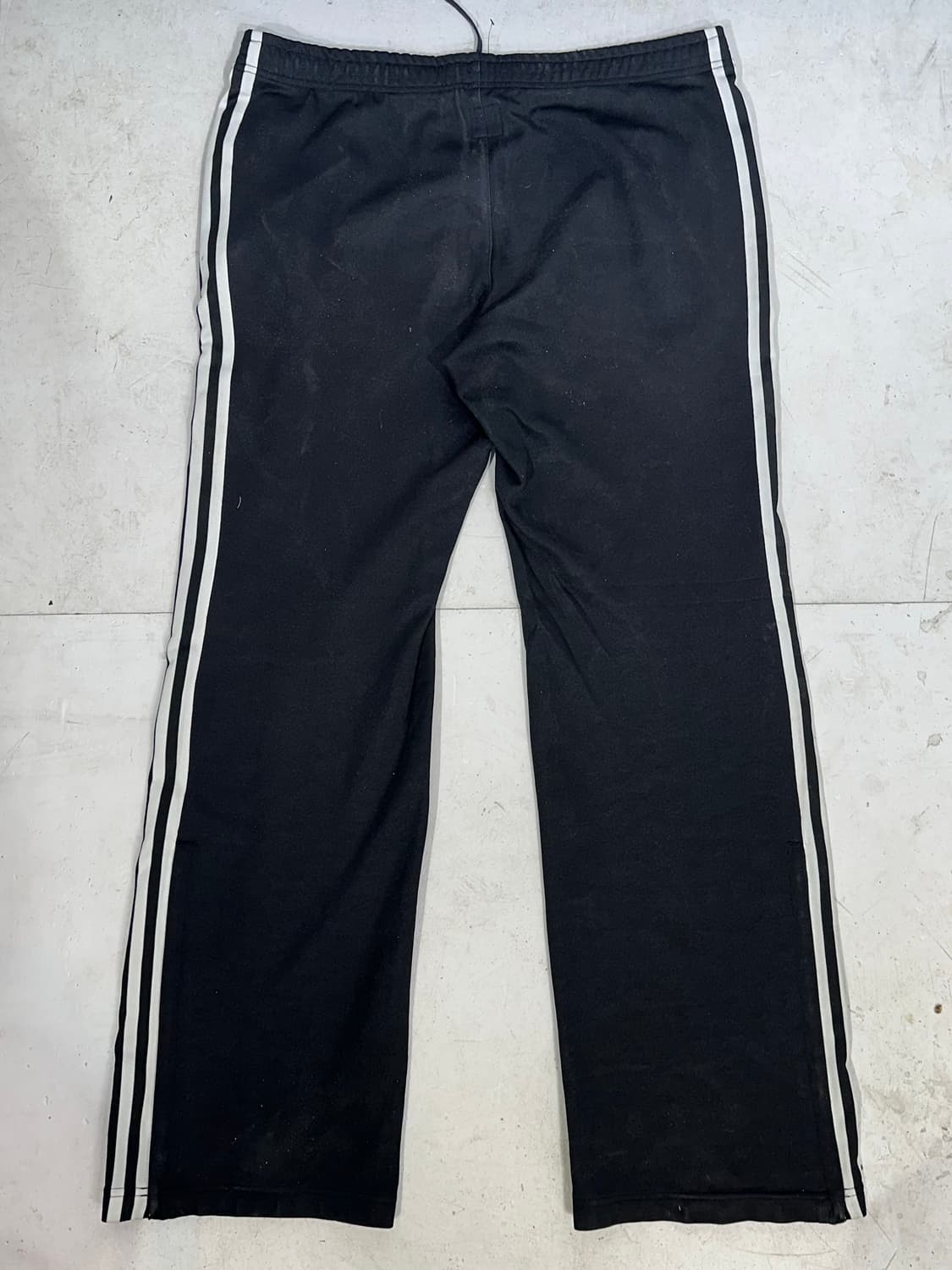 90s 아디다스 블랙 대대장 와이드 파이어버드 팬츠 추리닝 바지 100 상품이미지5