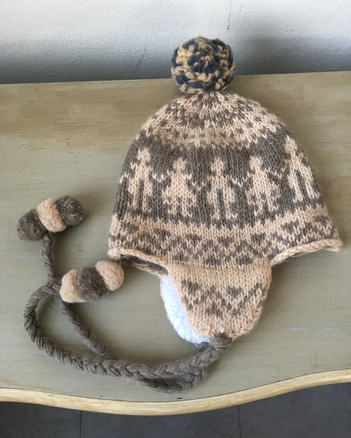  pom pom nordic pattern knit beanie 상품이미지4