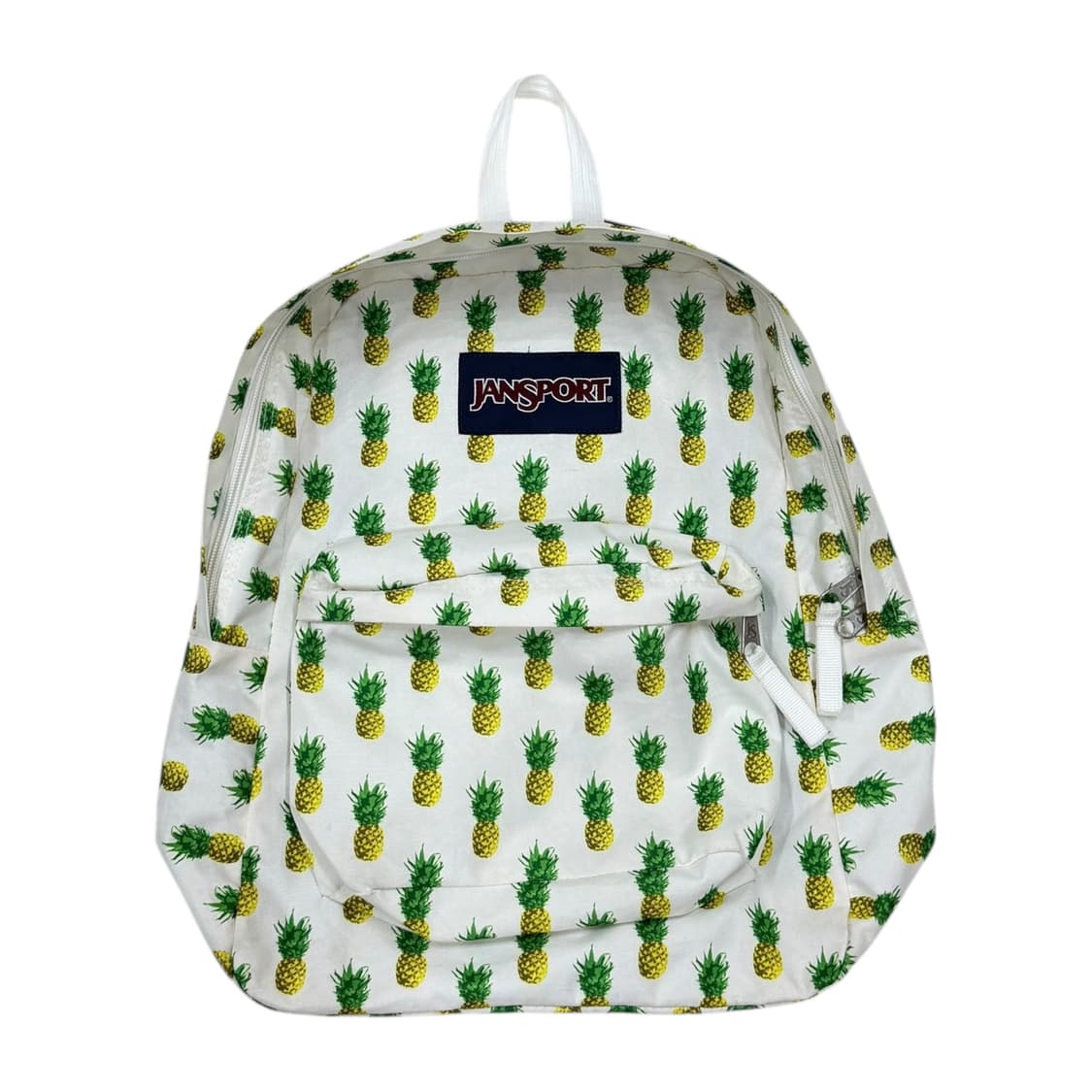 잔스포츠 빈티지 파인애플 패턴 슈퍼브레이크 백팩 가방 화이트 상품이미지1
