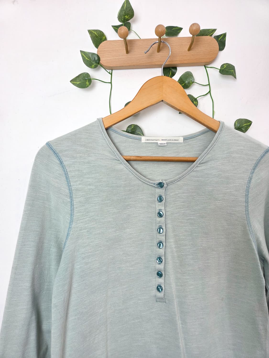 물빛 단추 슬리브 상품이미지2