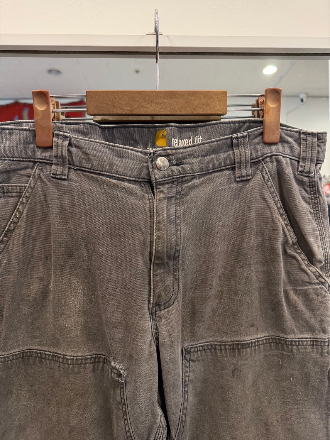 Carhartt 칼하트 디스트레스드 더블니 워크 팬츠 (34inch) 상품이미지2