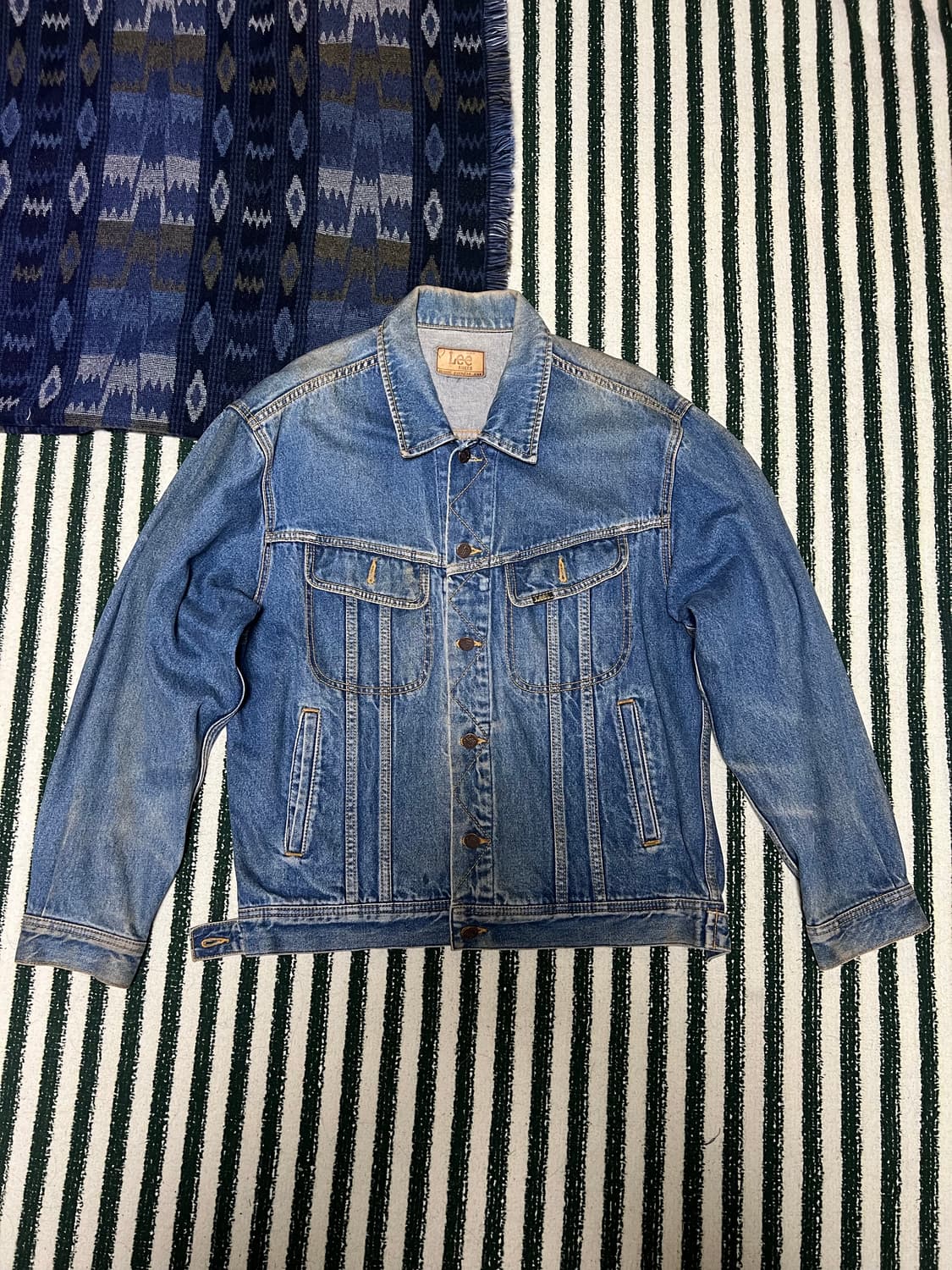 90s Lee vintage 데님 트러커 자켓 상품이미지2