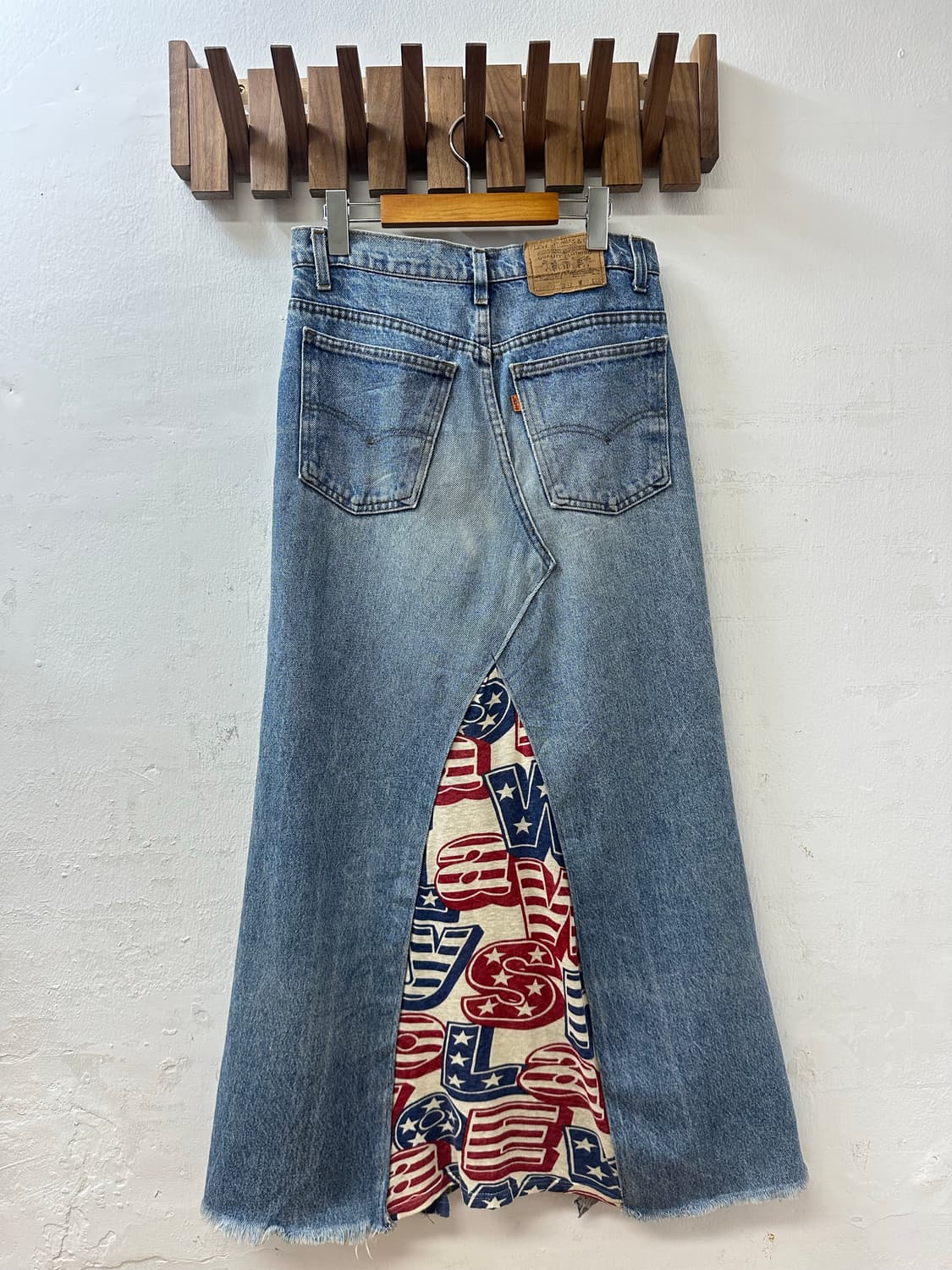 Levi’s 70-80s Denim 빈티지 오렌지탭 517 커스텀 스커트 상품이미지6