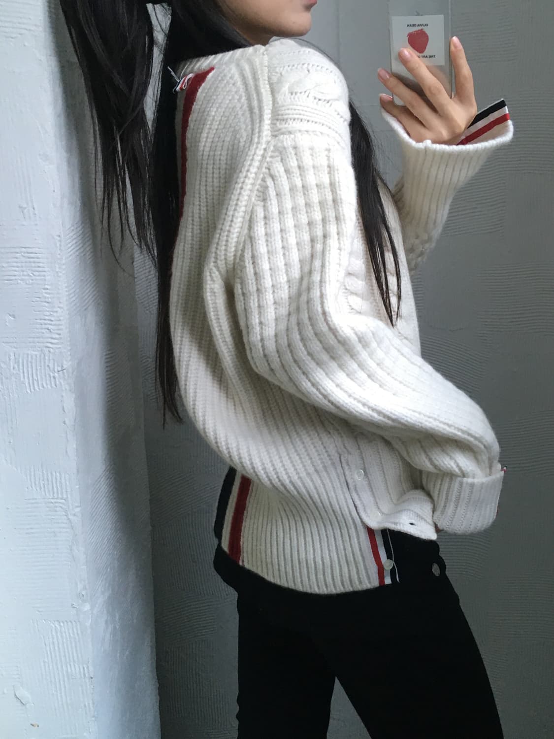 Thom Browne 톰브라운 아란 케이블 아이보리 울 니트 상품이미지3