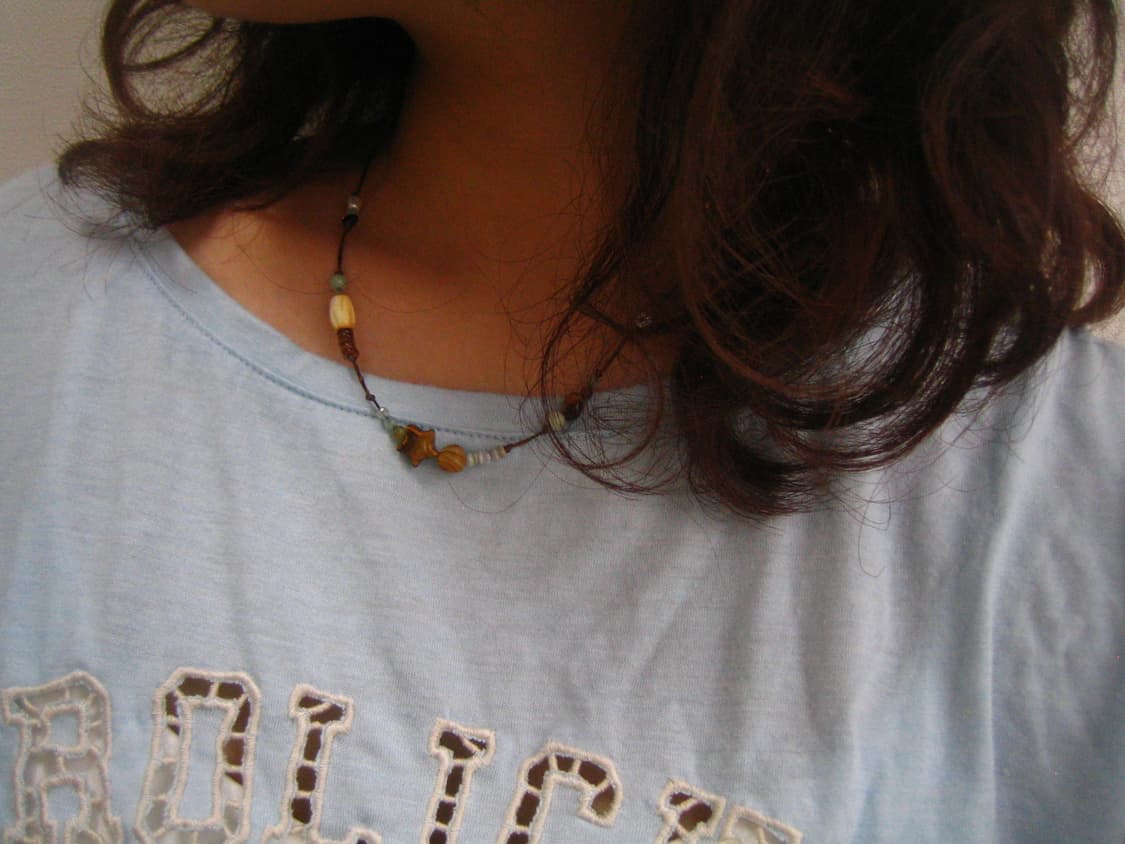 autumn shower necklace 어텀 샤워 핸드메이드 목걸이 상품이미지7