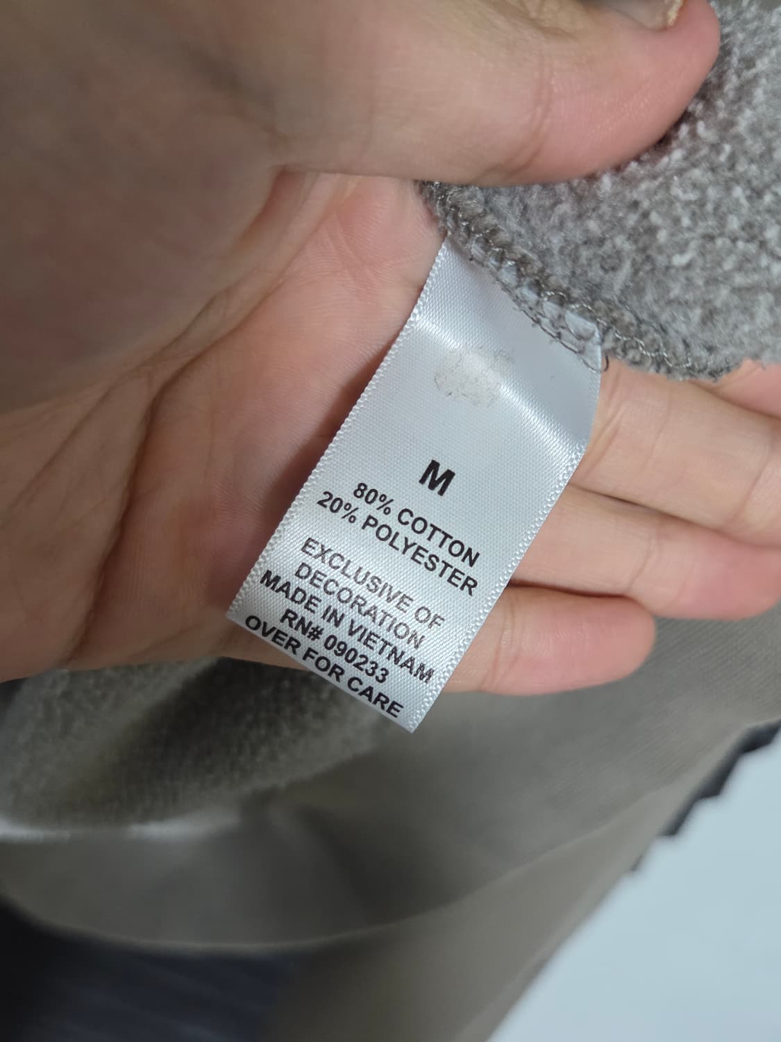 [피어오브갓 에센셜] 전면 로고 라글란 맨투맨 | 00207 상품이미지4