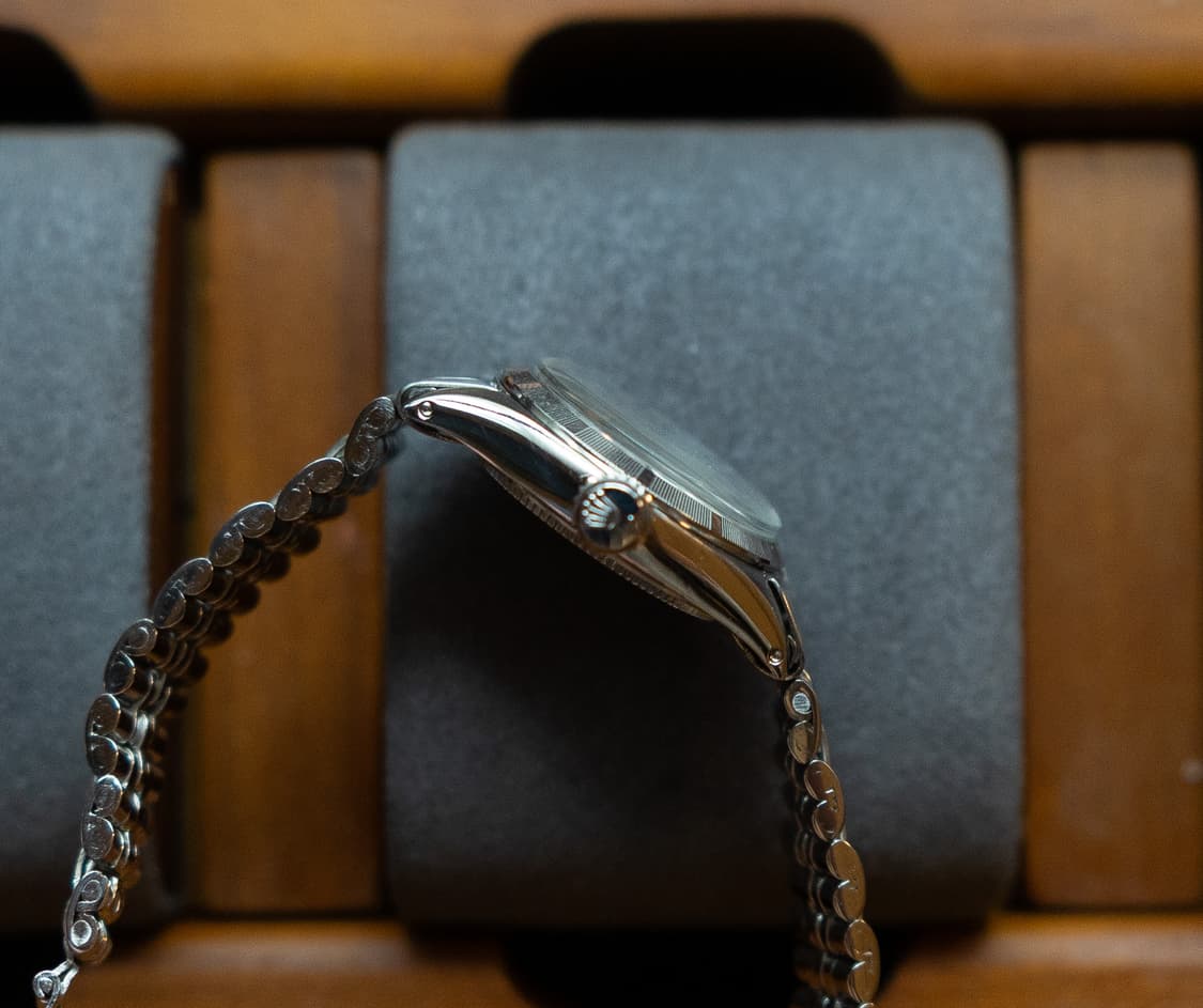 롤렉스 오이스터 프리시전 25mm 엔진턴 베젤 시계 상품이미지3