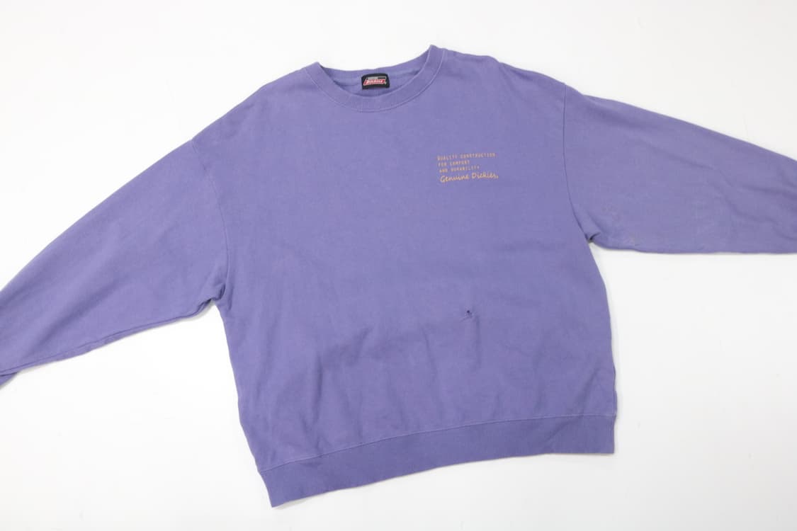 디키즈 빈티지 백로고 그래픽 퍼플 맨투맨 (L) 상품이미지5