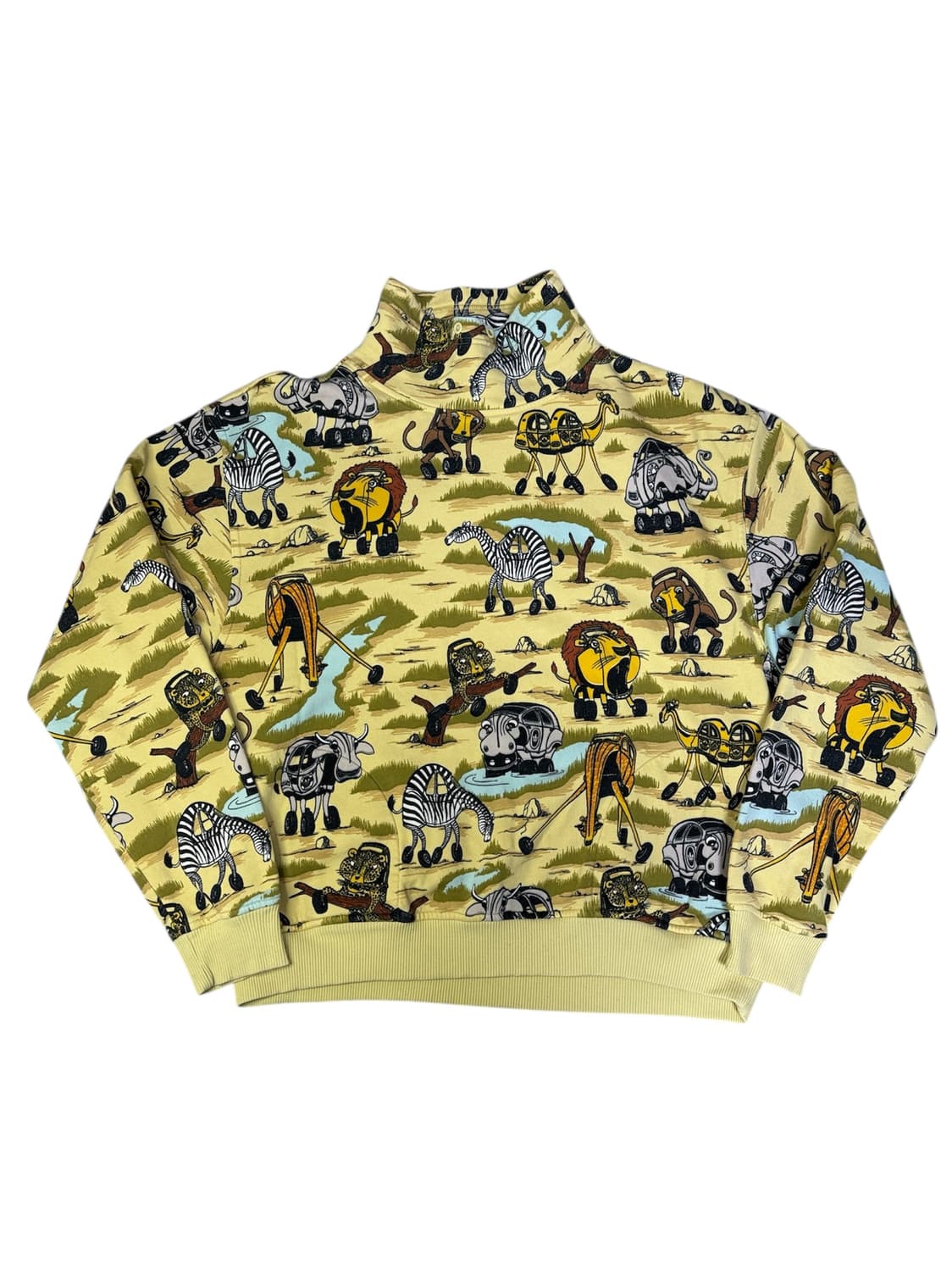 아디다스 x 제레미스캇 사파리 그래픽 하프넥 맨투맨 L 상품이미지1