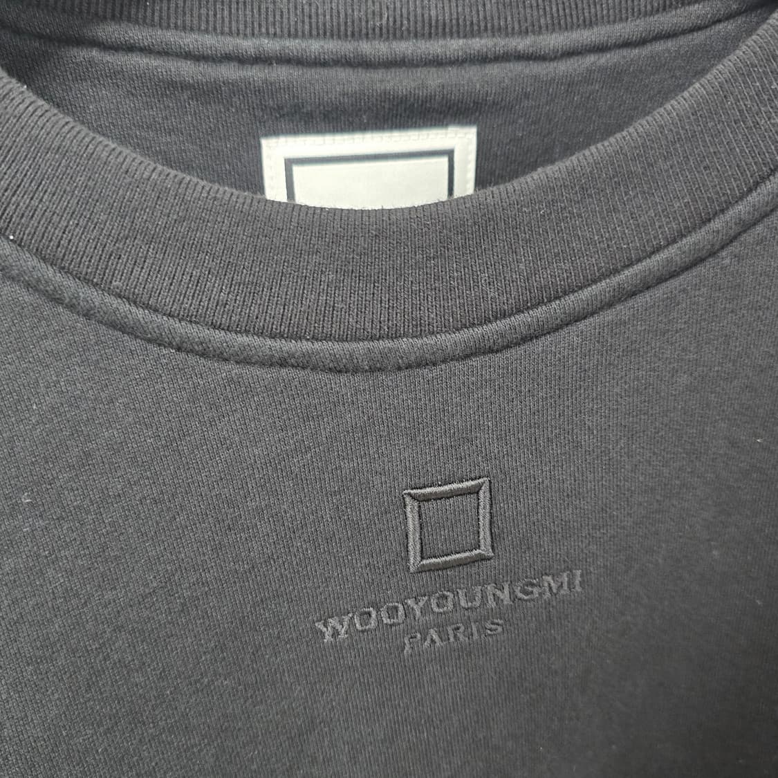 24fw 우영미 로고 맨투맨 48사이즈 판매 상품이미지2