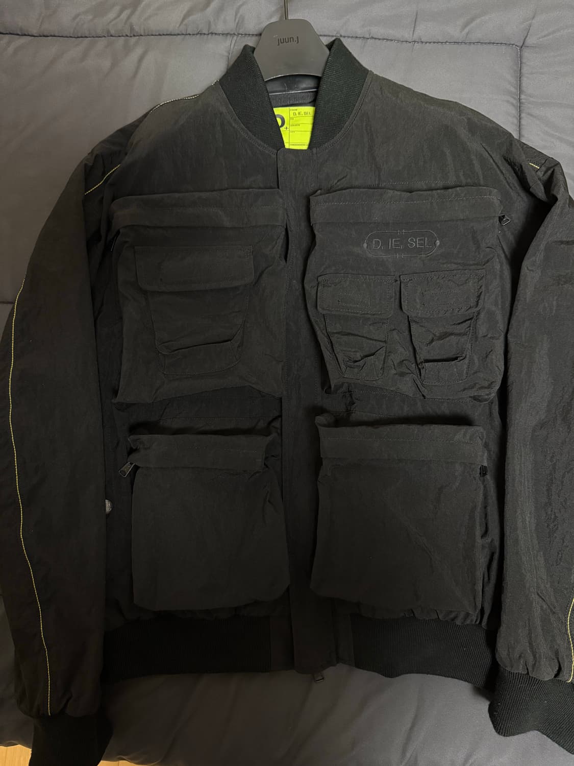 디젤 나일론 봄버 맥시 포켓 블랙 50사이즈 상품이미지2