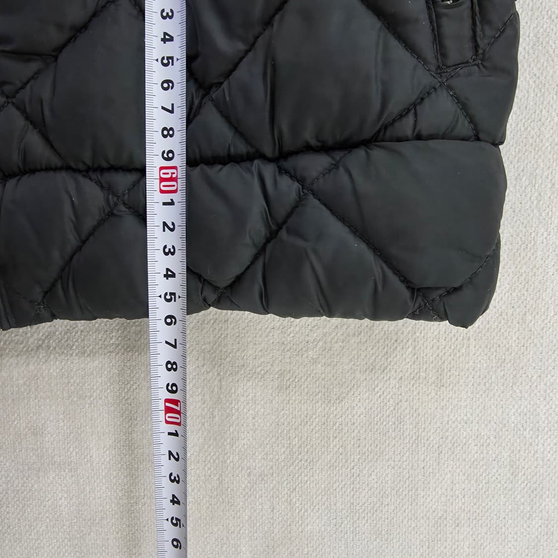 [실측] 타미힐피거 데님 퀄팅 패딩조끼 0129J1 상품이미지9