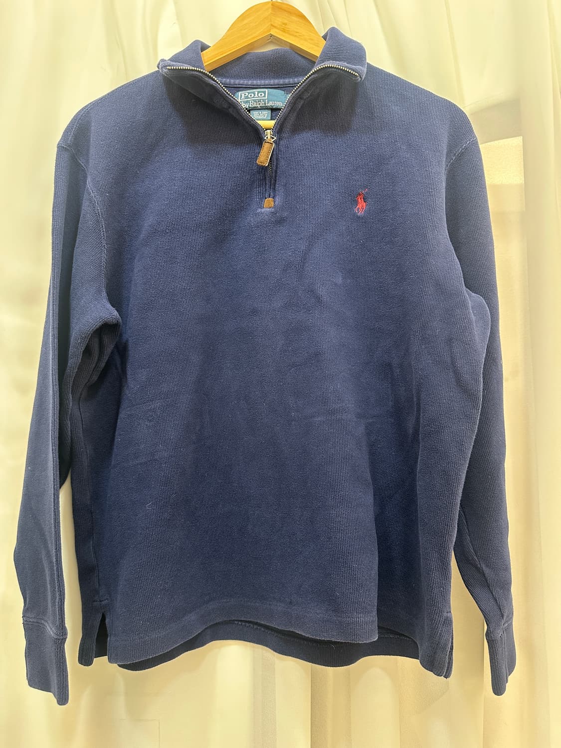 폴로 랄프로렌 네이비 하프집업 스웨터 상품이미지1