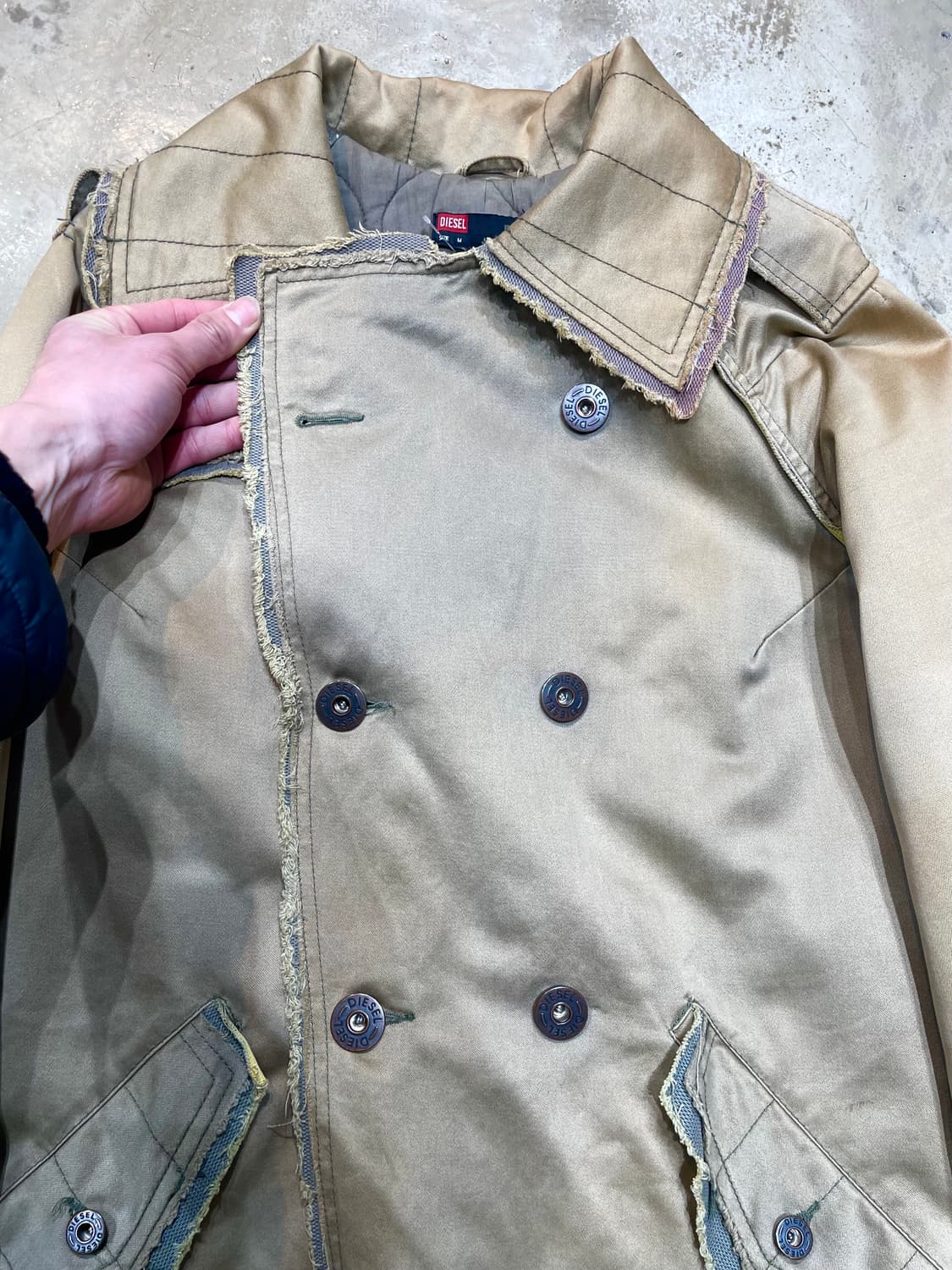 Diesel Grunge Double Coat 상품이미지5