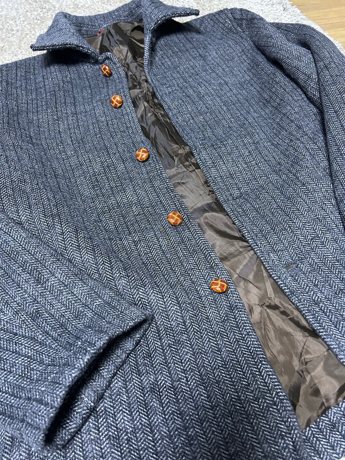 일본판 허쉬파피 해링본 코트 사이즈 105~110 상품이미지2