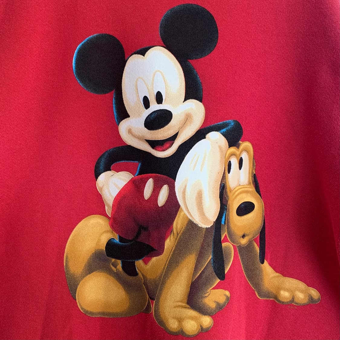 90s disney mickey & pluto sweatshirt 상품이미지3