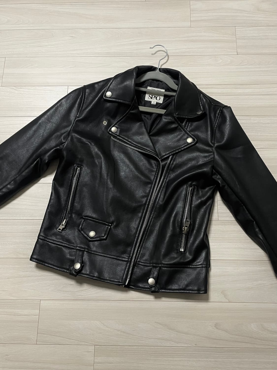 (새상품) 스파오 레더자켓 라이더자켓 상품이미지1