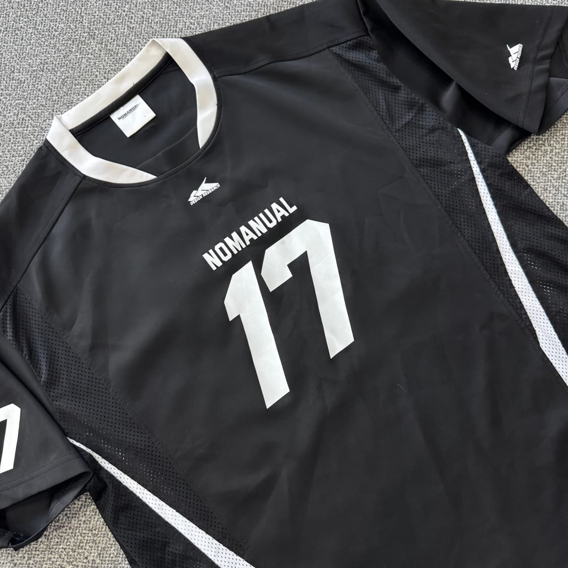 노매뉴얼 져지 17 메쉬 블록 풋볼 반팔 상품이미지4