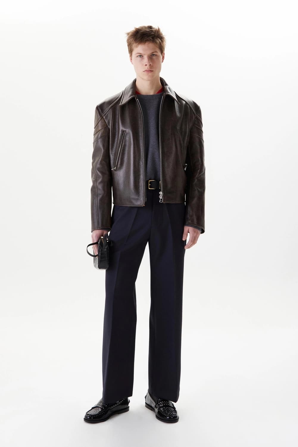 타일레 레더자켓 COWHIDE LEATHER BIKER JACKET 상품이미지3