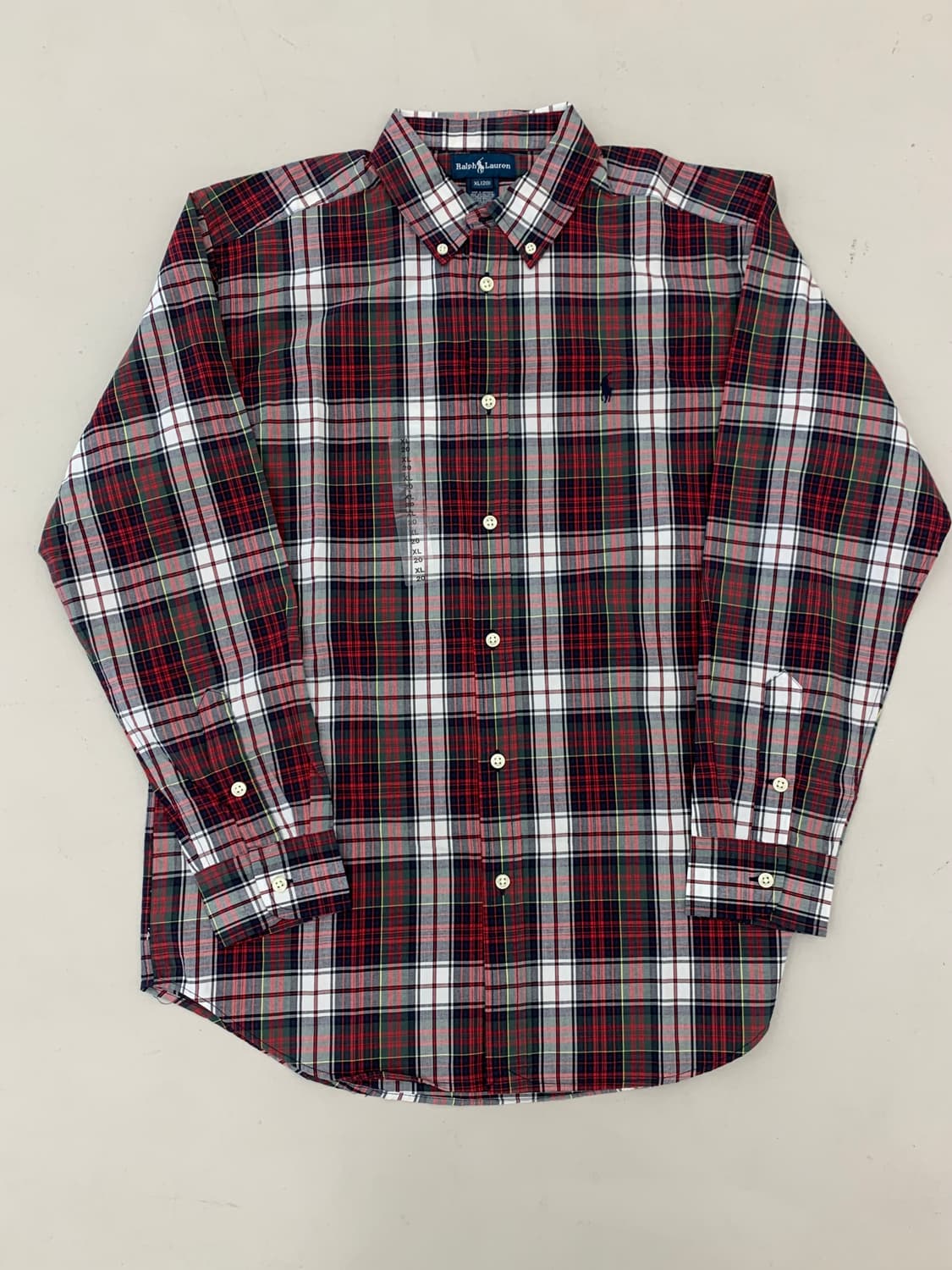 폴로 랄프로렌 보이즈 체크 셔츠 XL(20) 상품이미지2