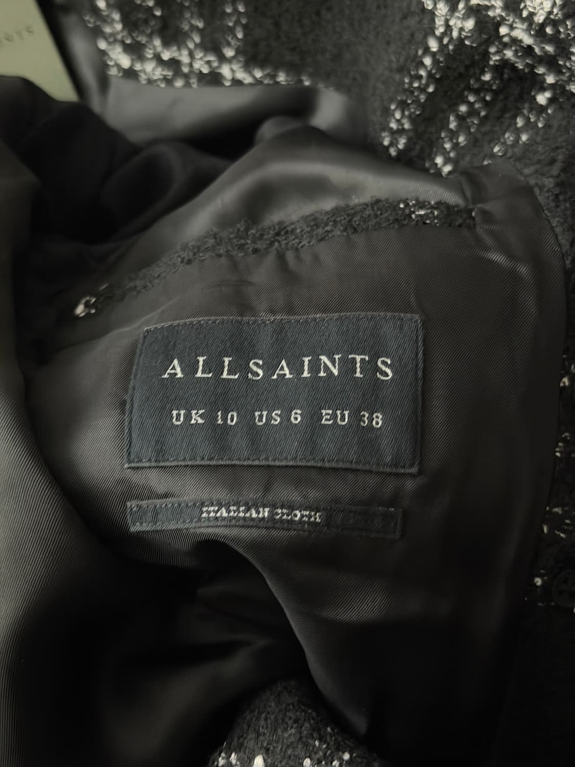 올세인츠 체크 더블 브레스트 코트 상품이미지7