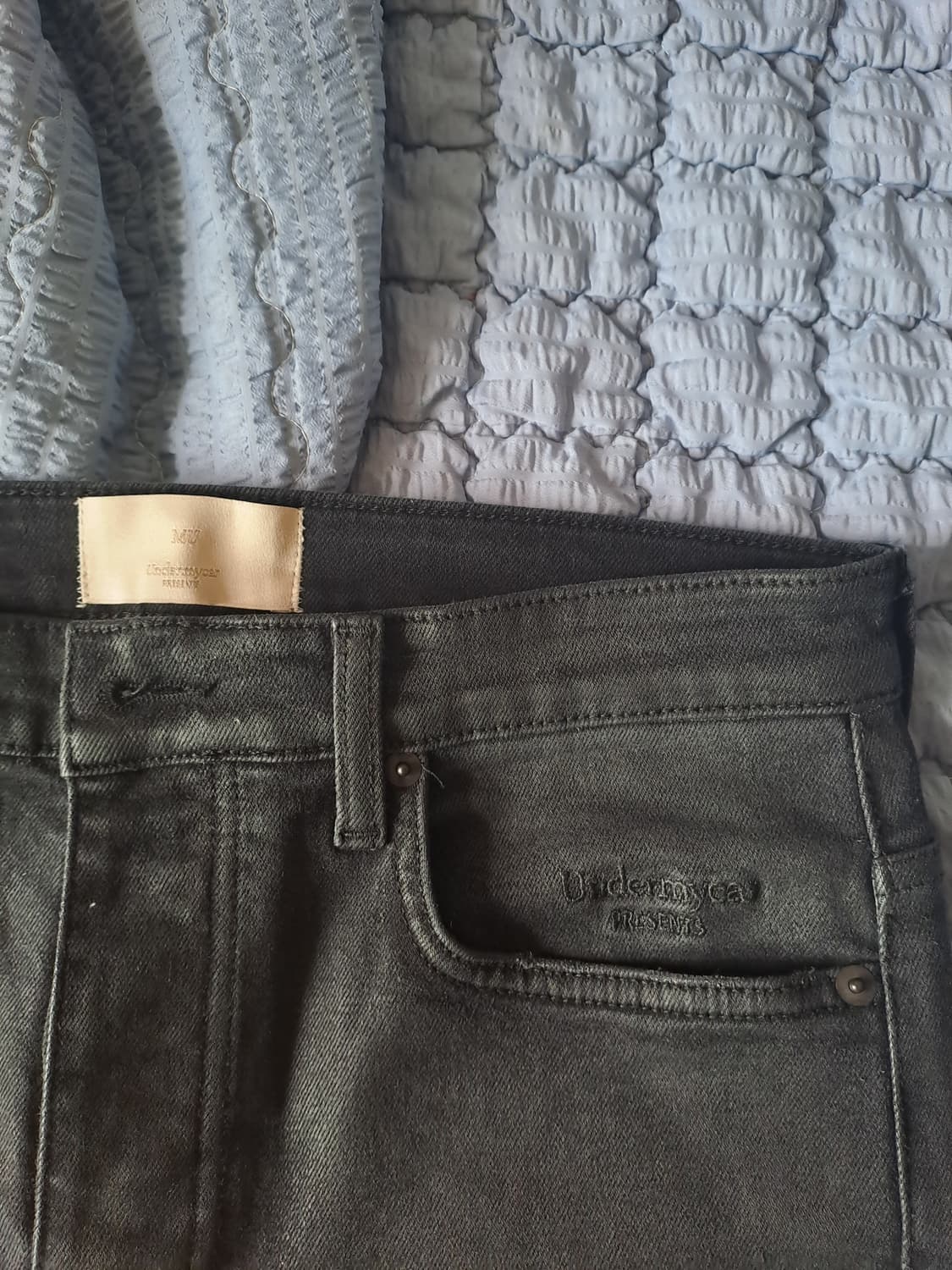 undermycar wax cotead flare jean (교환) 상품이미지3