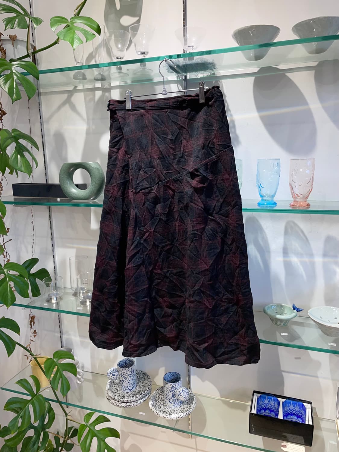 요지야마모토 Y’s wrinkled skirt 상품이미지4