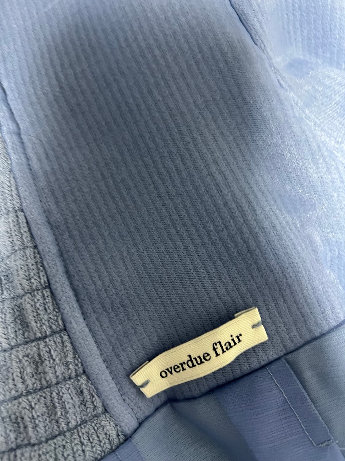 overdue flair 오버듀플레어 튜브 탑 오간자 드레스 상품이미지5