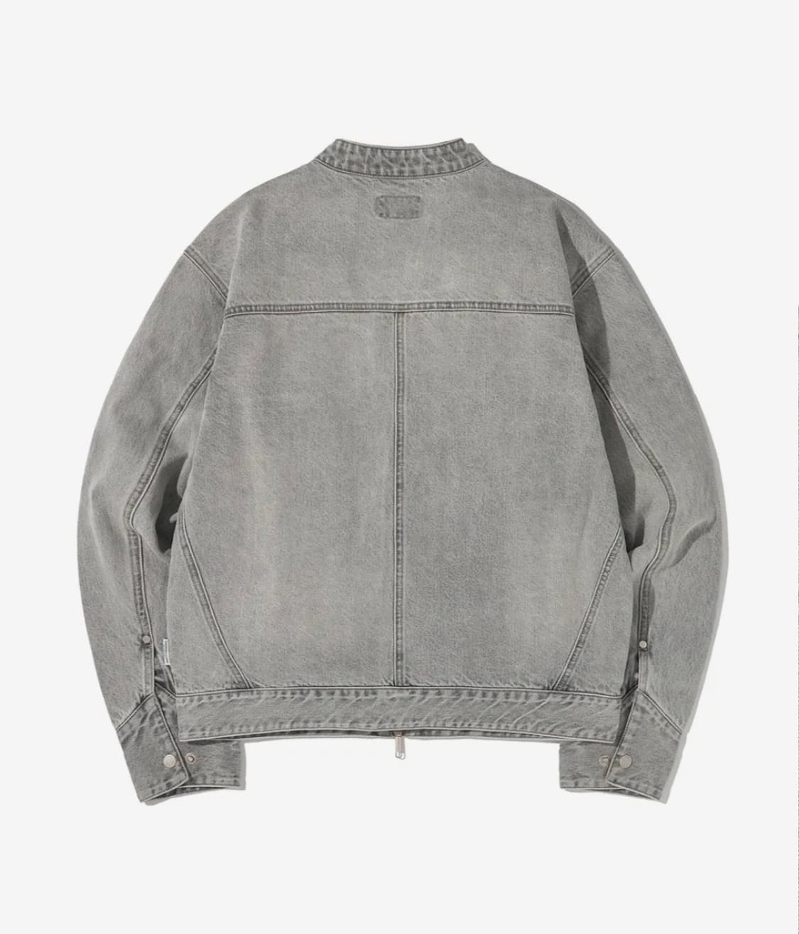 어반디타입 데님 절개 바이커 자켓_ 그레이  상품이미지2