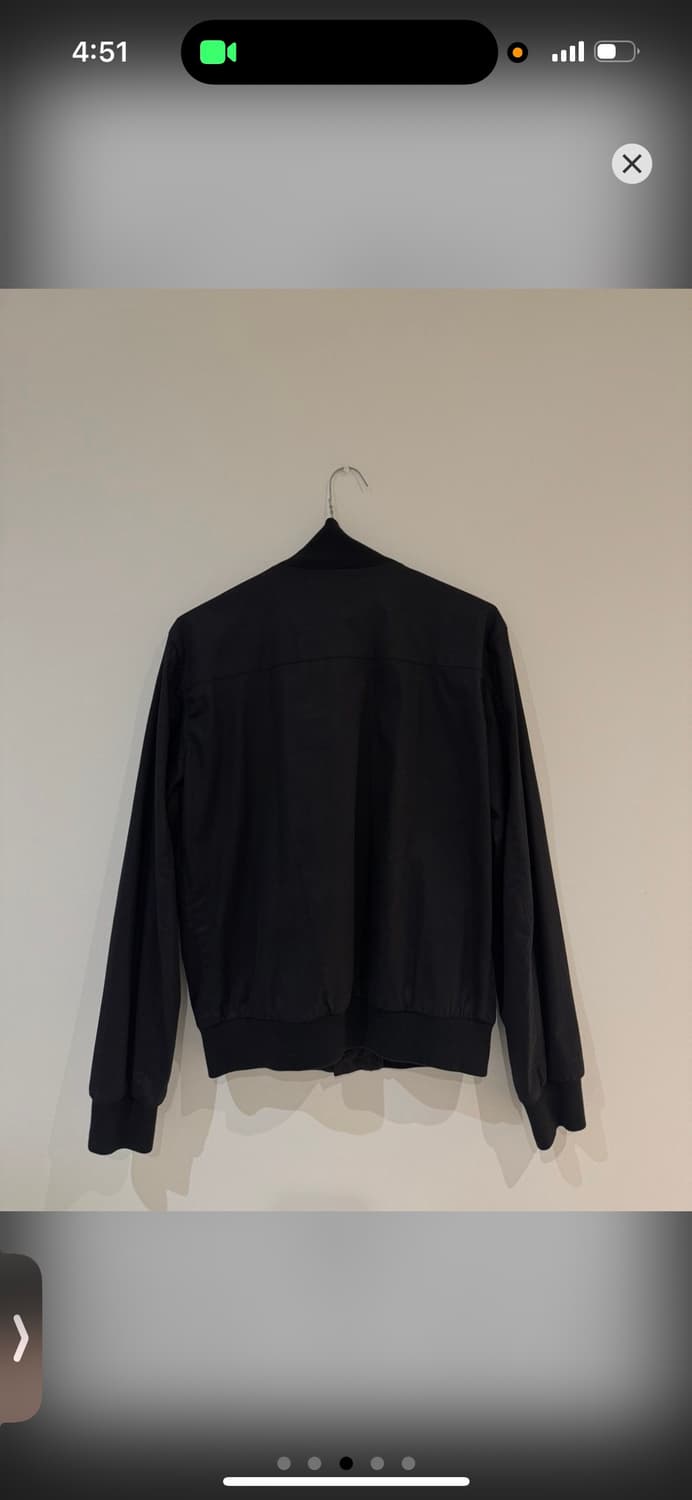 라프시몬스 Cropped Button Bomber Jacket 상품이미지3