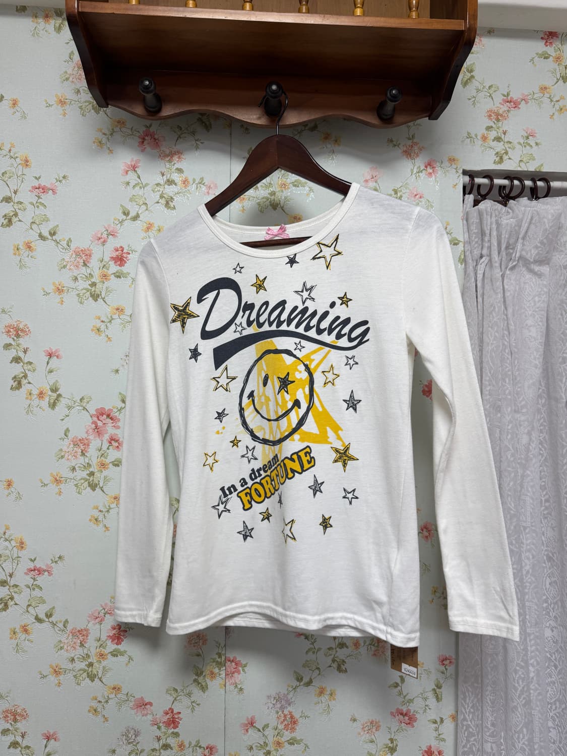 스마일 프린팅 롱슬리브 상품이미지1