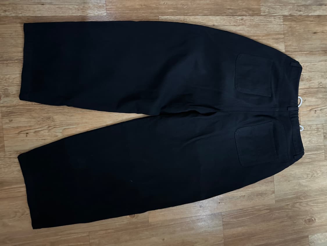 굿라이프웍스 블랙 와이드 팬츠 L 상품이미지2