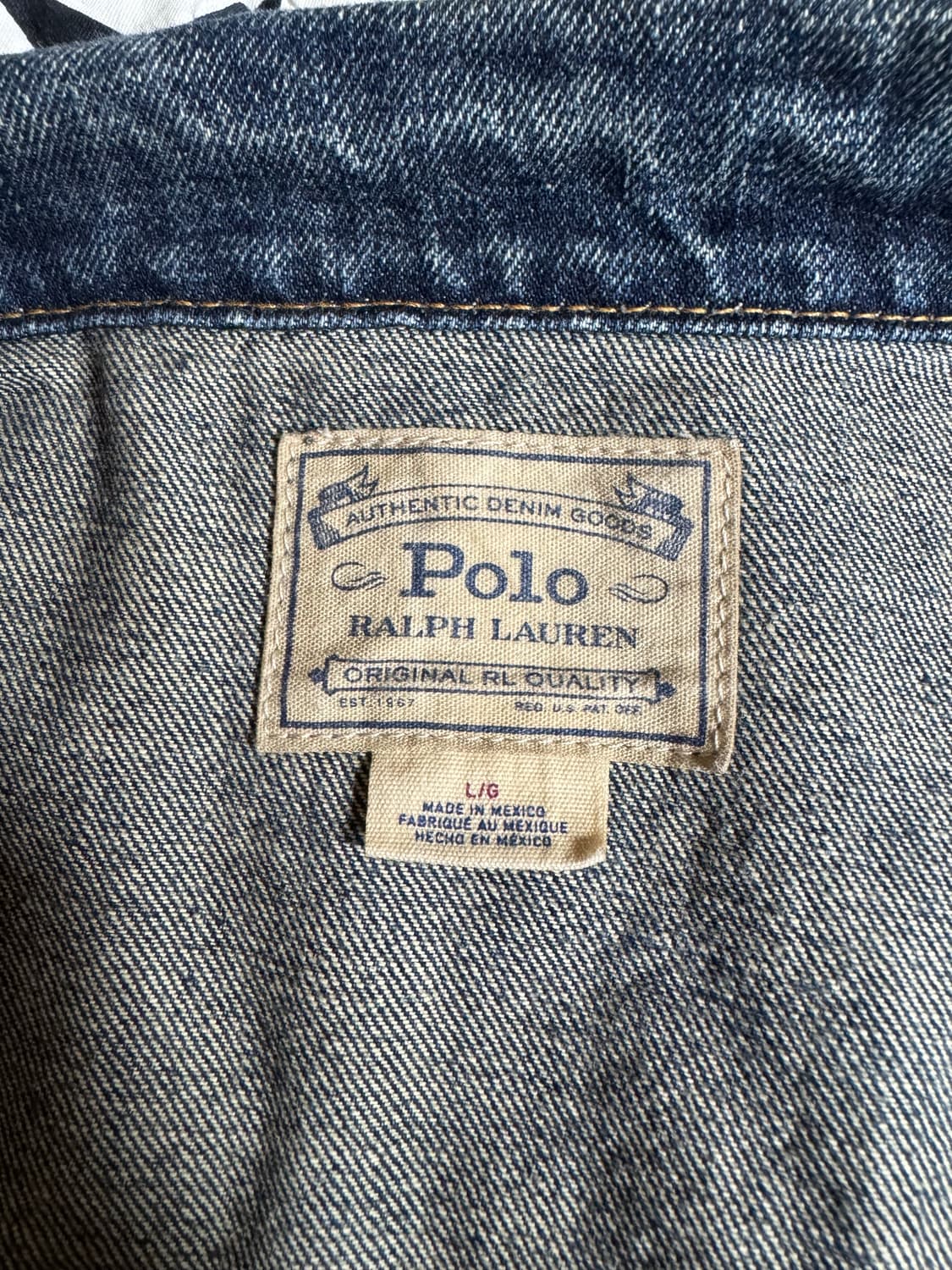 폴로 랄프 로렌 아이콘 트러커 데님자켓 상품이미지6