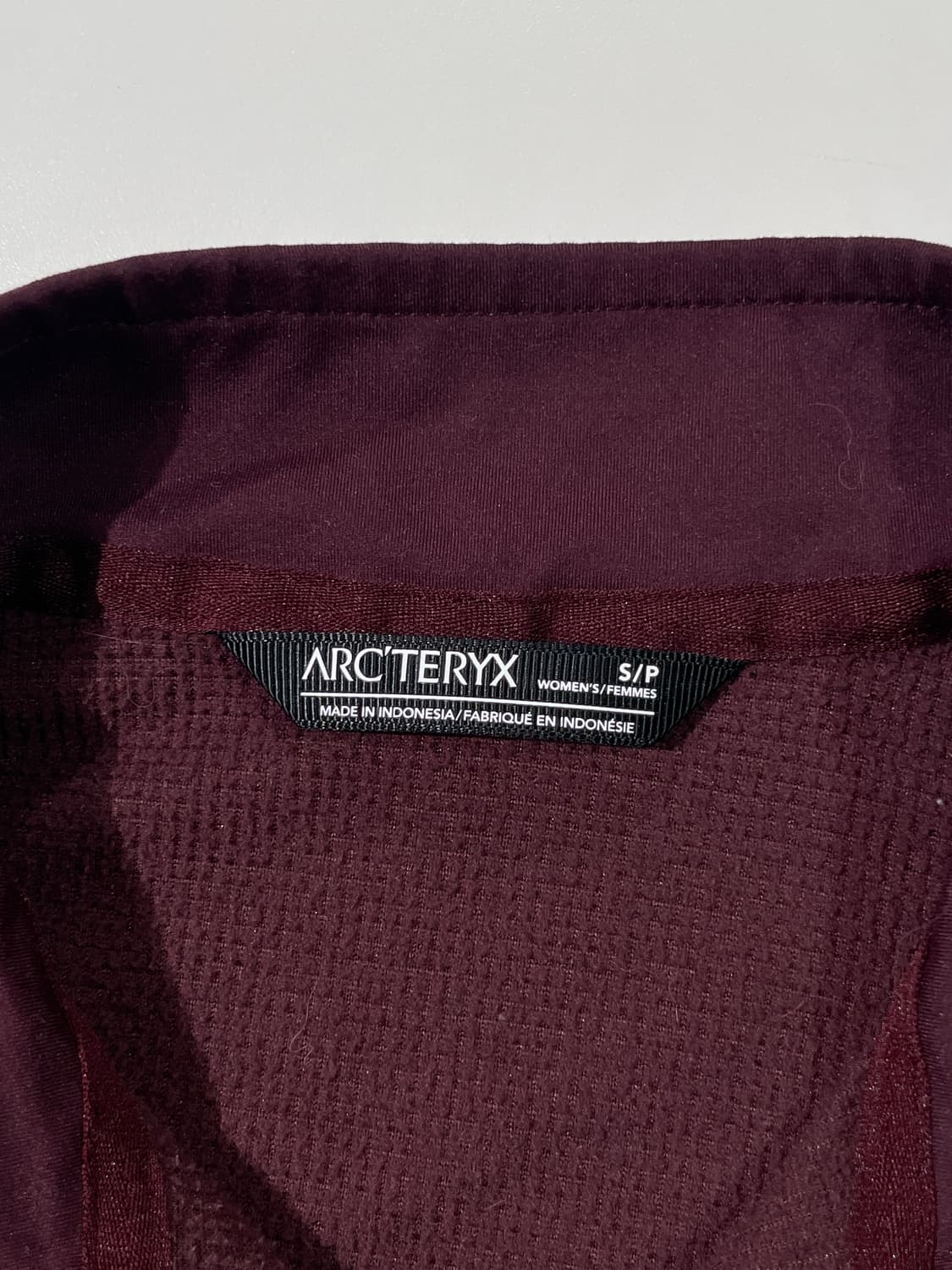 아크테릭스 버건디 델타 LT 집 넥 와플 플리스 상품이미지7