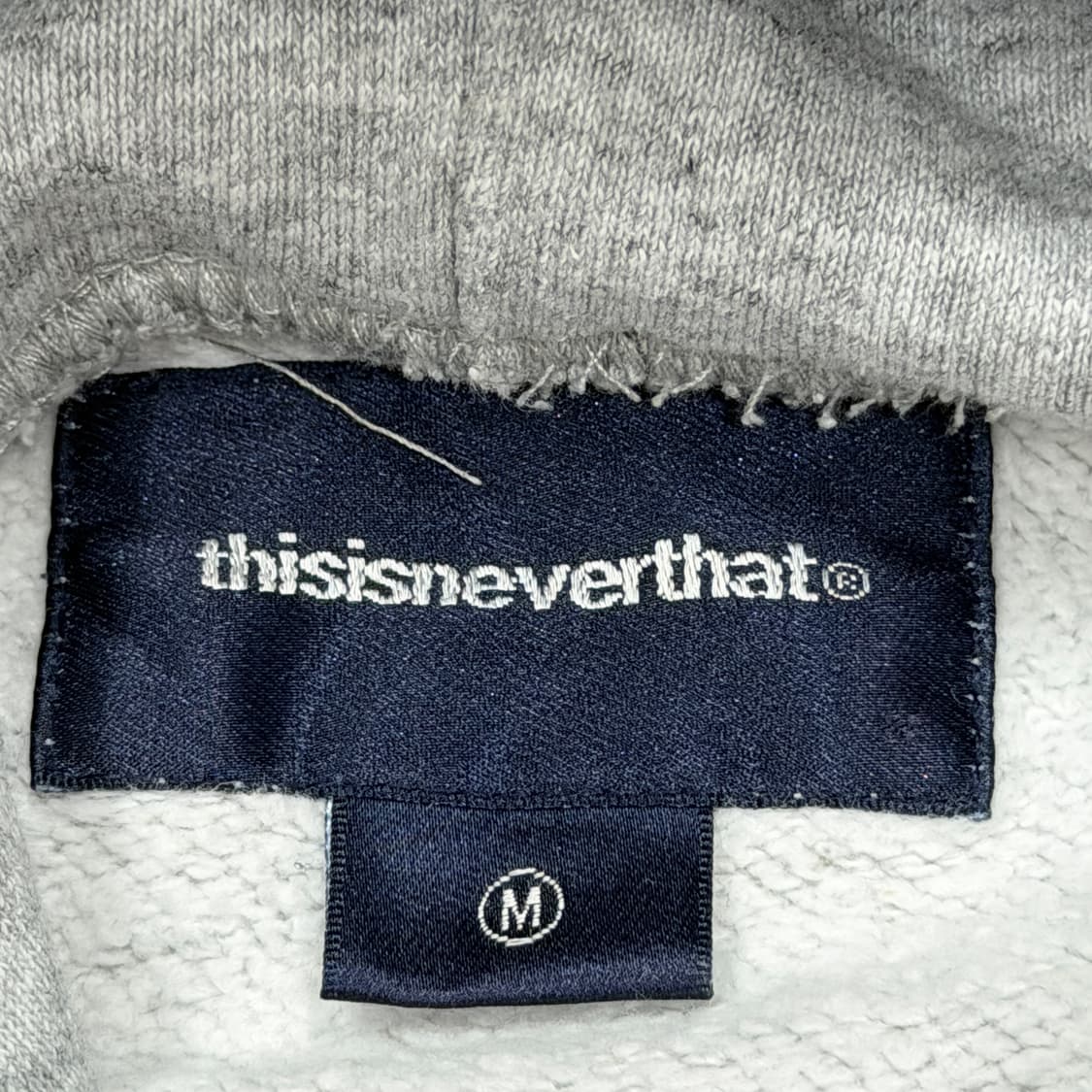 디스이즈네버댓 T로고 스웻 후드티 헤더그레이 M 상품이미지5