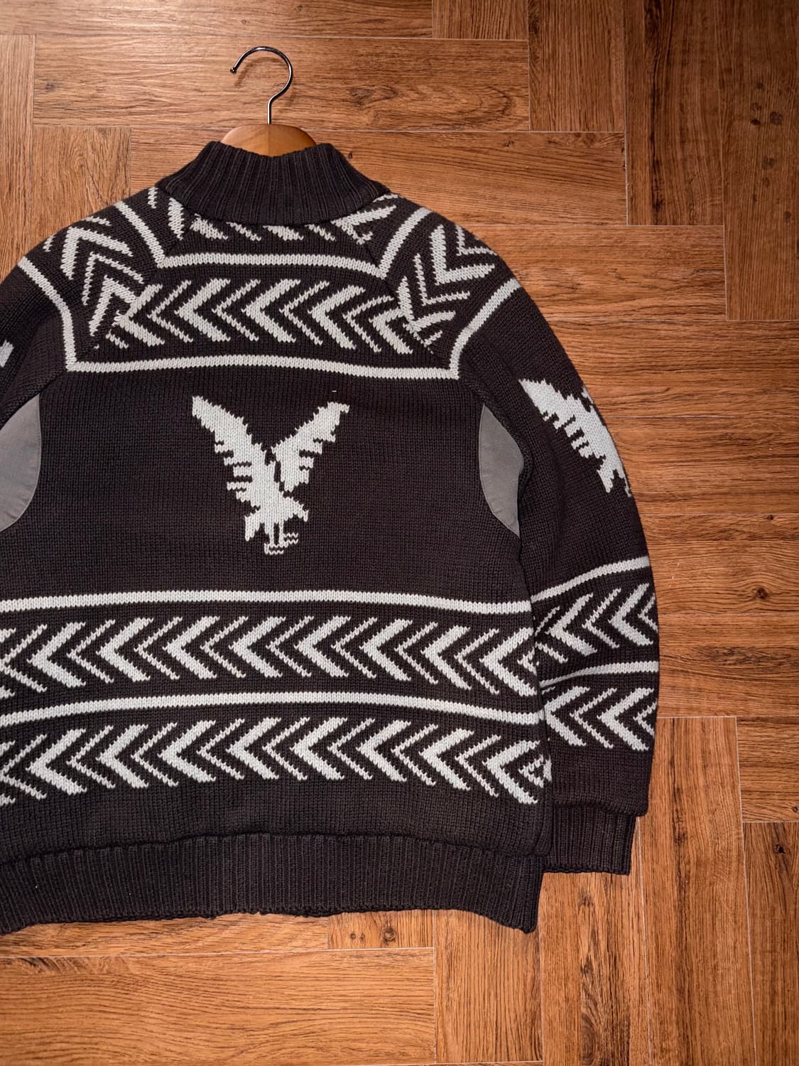 노르딕 누빔 니트집업 상품이미지9