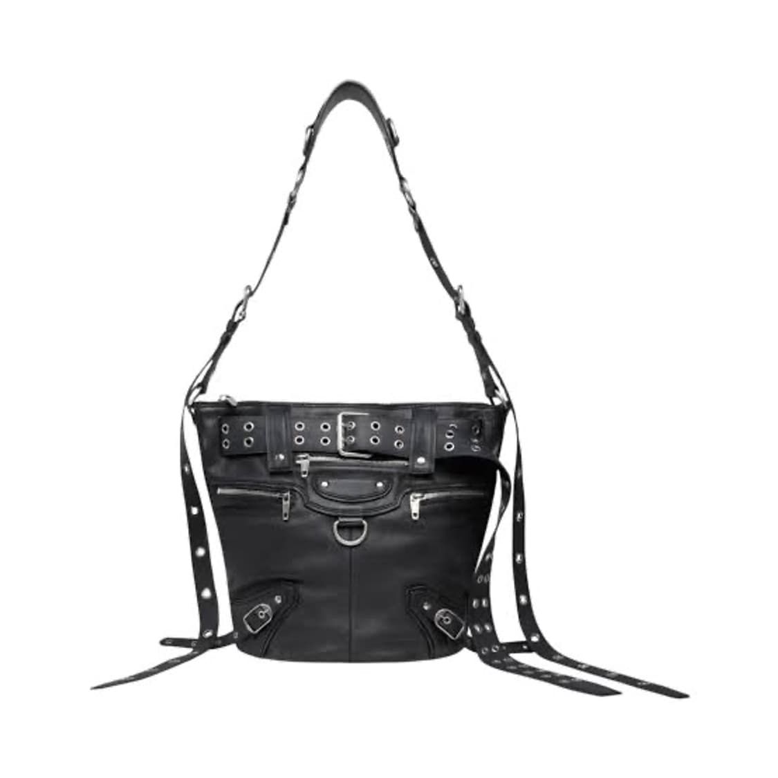 발렌시아가 emo 버킷백 블랙 상품이미지2