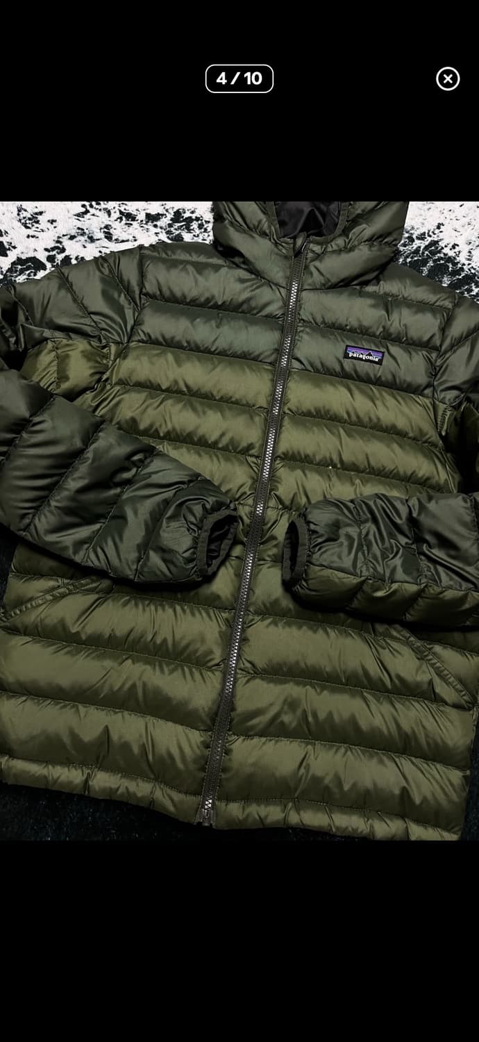 Patagonia reversible down hooded parka 상품이미지4