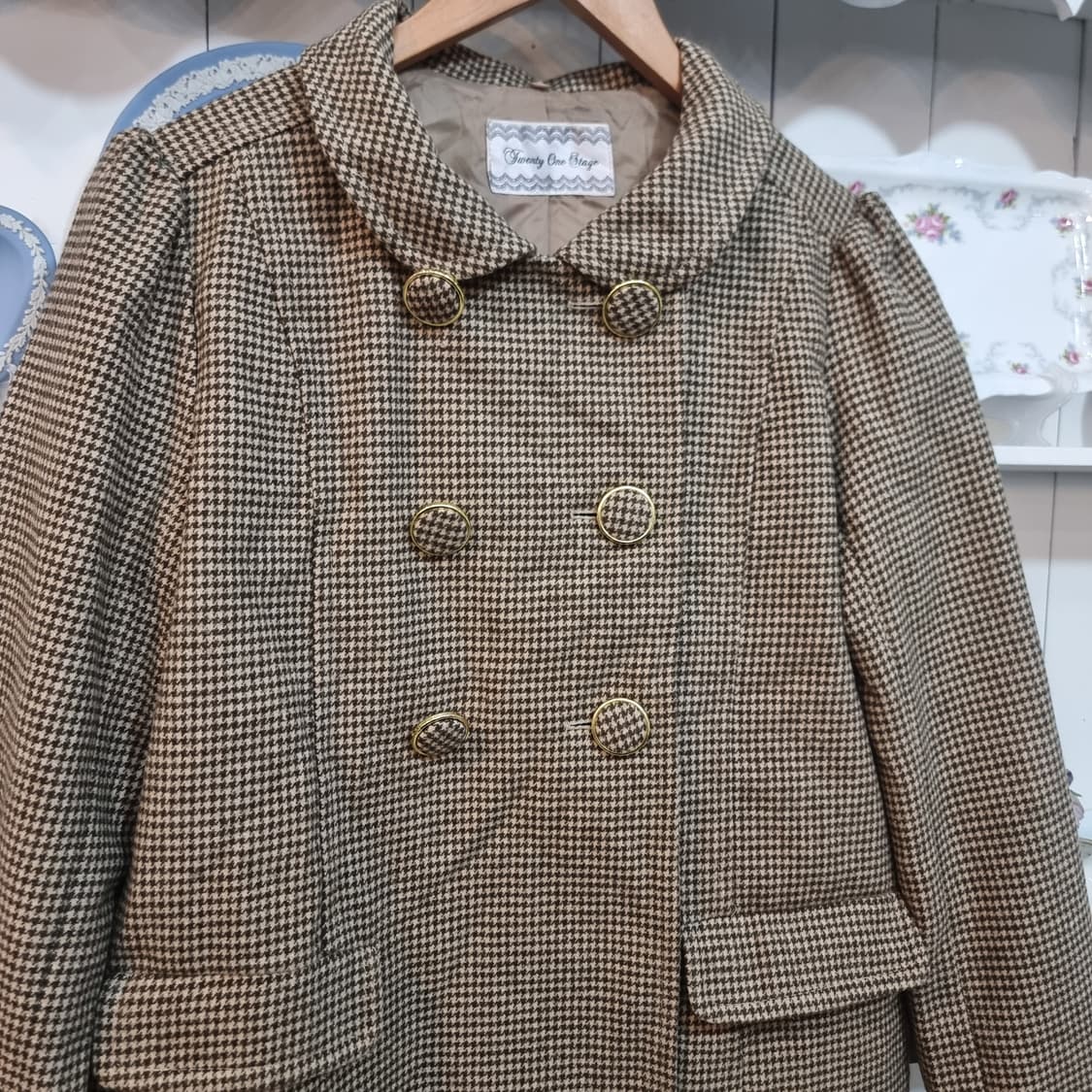 하운드투스 더블버튼 코트 상품이미지5