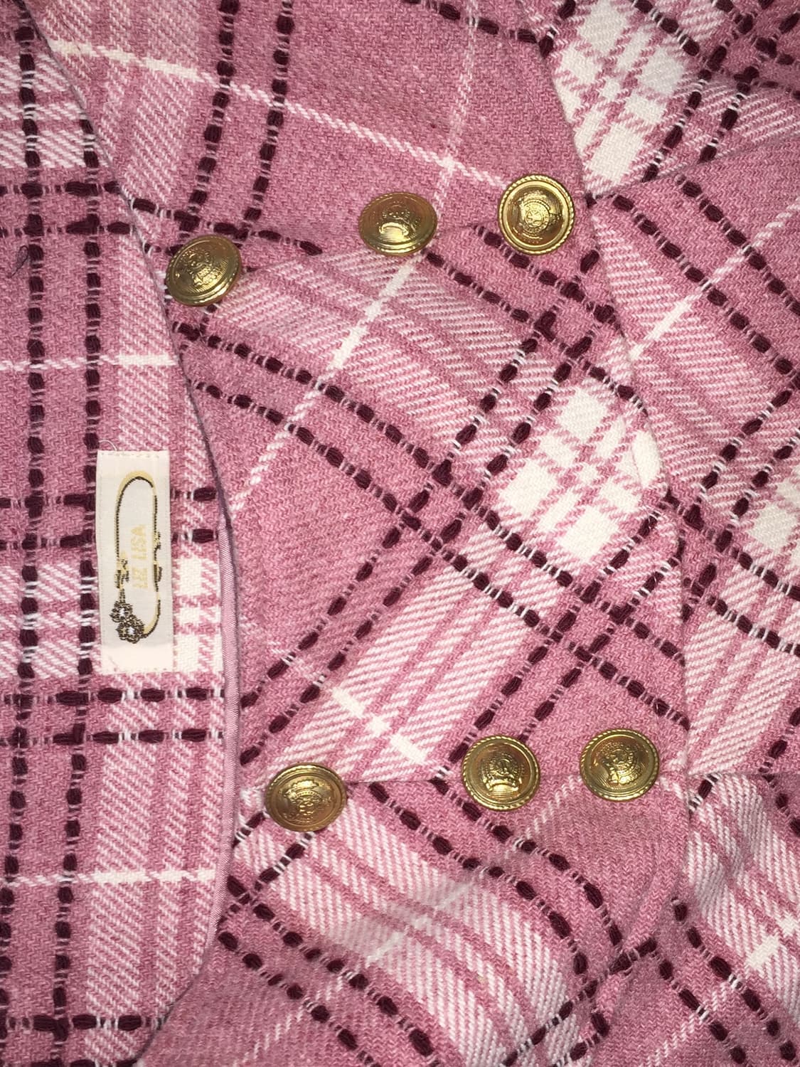 리즈리사 고전 라떼갸루 체크 미니 스커트 상품이미지2